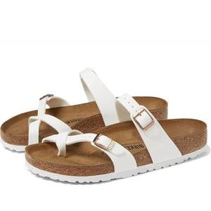 NEW BIRKENSTOCK women mayari thong sandal in white